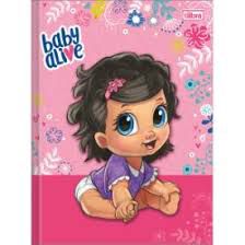 Caderno Broc Cd 1m 80f Baby Alive - Tilibra