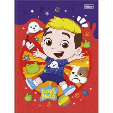 Caderno Broc Cd 1m 80f Luccas Neto - Tilibra