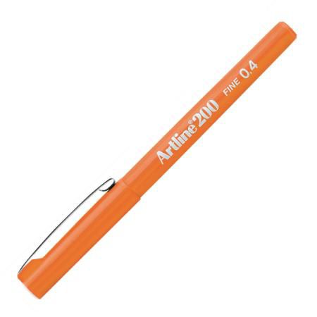 Caneta 0,4mm Ek200 Artline Laranja - Tilibra