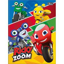 Caderno Broc Cd 1m 80f Ricky Zoom - Tilibra