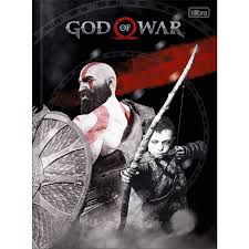 Caderno Broc Cd 1m 80f God Of War - Tilibra