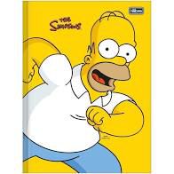 Caderno Broc Cd 1m 80f Simpsons - Tilibra