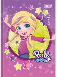 Caderno Broc Cd 1m 80f Polly/enchantimals- Tilibra
