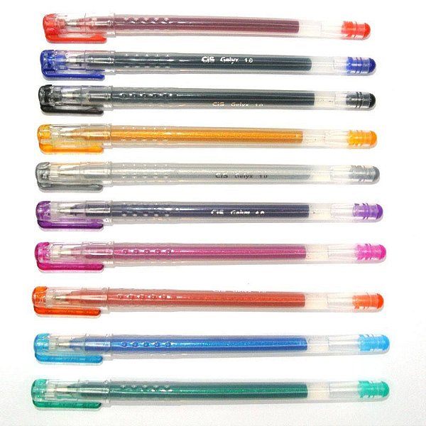 Caneta Gel 1,0mm Glitter Sortido - Tilibra