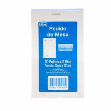 Bloco Pedido 50f Mesa 2 Vias - Tilibra