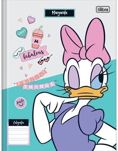 Caderno Broc Cd 40f Caligrafia Margarida - Tilibra