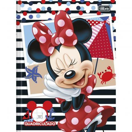 Caderno Broc Cd 40f Quadriculado Minnie - Tilibra