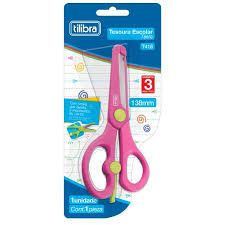 Tesoura 138mm T418 Escolar Sortido - Tilibra