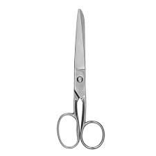 Tesoura Metal 17,8cm Inox - Brw
