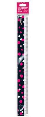 Regua 30cm Love Pink - Tilibra