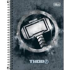Caderno Esp Cd Coleg 1m 80f Avengers Hero -tilibra
