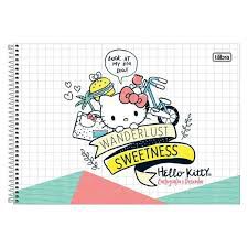 Caderno Esp Cd Cartografia 96f Hello Kit - Tilibra