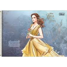 Caderno Esp Cd Cartografia 80f Bela Fera -tilibra