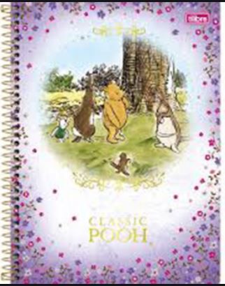 Caderno Esp Cd Univ 1m 96f Pooh Classic - Tilibra
