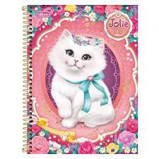 Caderno Esp Cd Univ 1m 96f Jolie Pet - Tilibra