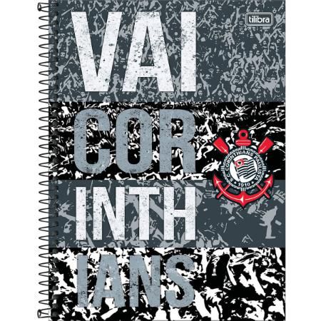 Caderno Esp Cd Univ 1m 80f Corinthians - Tilibra