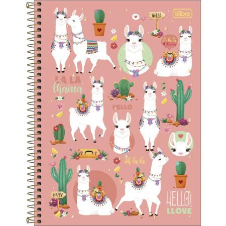 Caderno Esp Cd Univ 1m 80f Hello - Tilibra