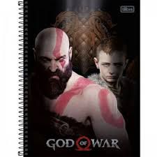 Caderno Univ C/d God Of War 1m 96fls - Credeal