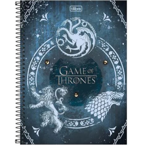Caderno Esp Cd Univ 1m 80f Game Of Tron - Tilibra