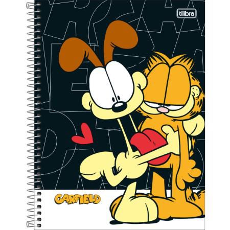 Caderno Esp Univ Cd 1m 80f Garfield - Tilibra