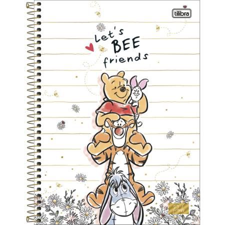Caderno Esp Cd Univ 1m 80f Pooh - Tilibra
