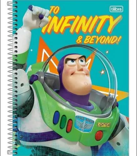 Caderno Esp Univ Cd 1m 80f Toy Story - Tilibra