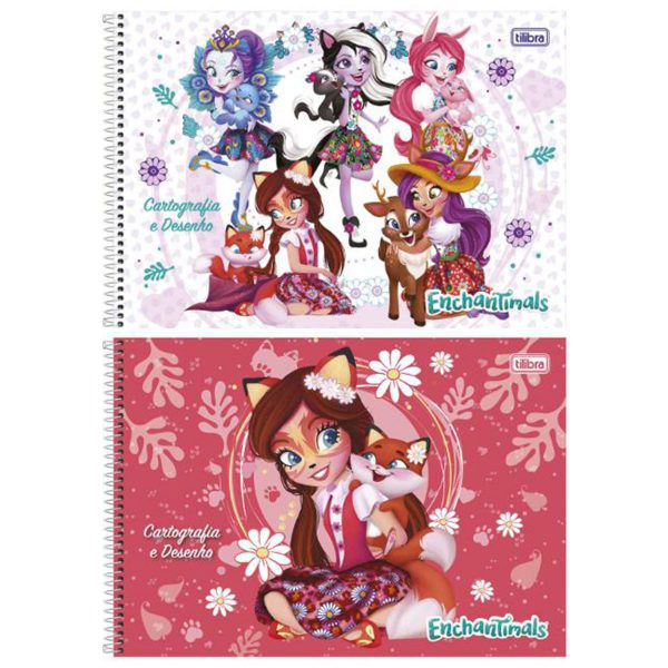 Caderno Esp Cd Cartografia S/s 80f Enchan -tilibra