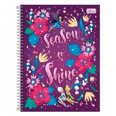Caderno Esp Cd Univ 10m 160f Fadas - Tilibra