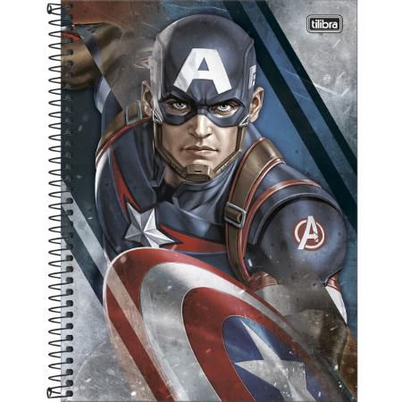 Caderno Esp Cd Univ 10m 160f Avengers Asb -tilibra