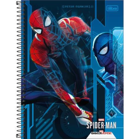 Caderno Esp Cd Univ 1m 80f Spider Games - Tilibra