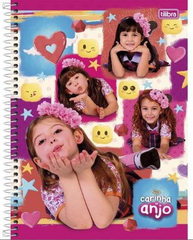 Caderno Esp Cd Univ 1m 96f Carinha  Anjo -tilibra