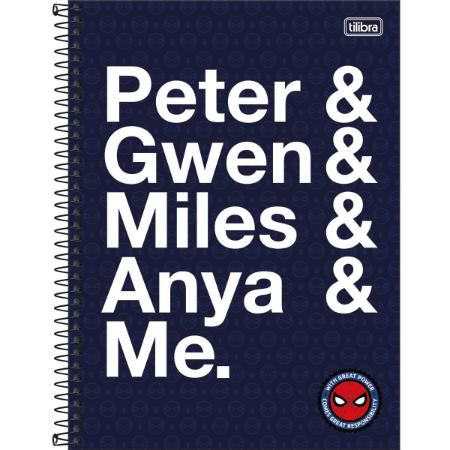 Caderno Esp Cd Univ 1m 80f Spider Light - Tilibra
