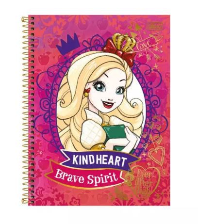 Caderno Esp Cd Univ 1m 96f Ever After High-tilibra