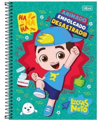 Caderno Esp Cd Univ 1m 80f Luccas Neto - Tilibra