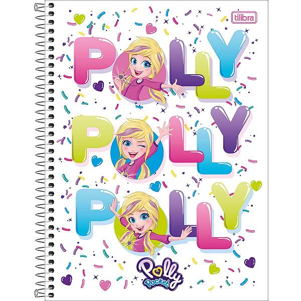 Caderno Esp Cd Univ 1m 80f Polly Pocket - Tilibra