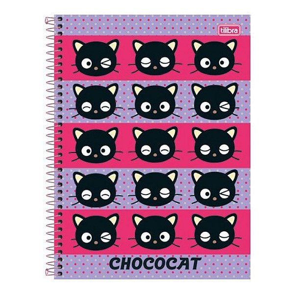 Caderno Esp Cd Univ 1m 96f Chococat - Tilibra