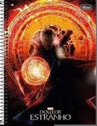 Caderno Esp Cd Univ 1m 96f Dr Estranho - Tilibra