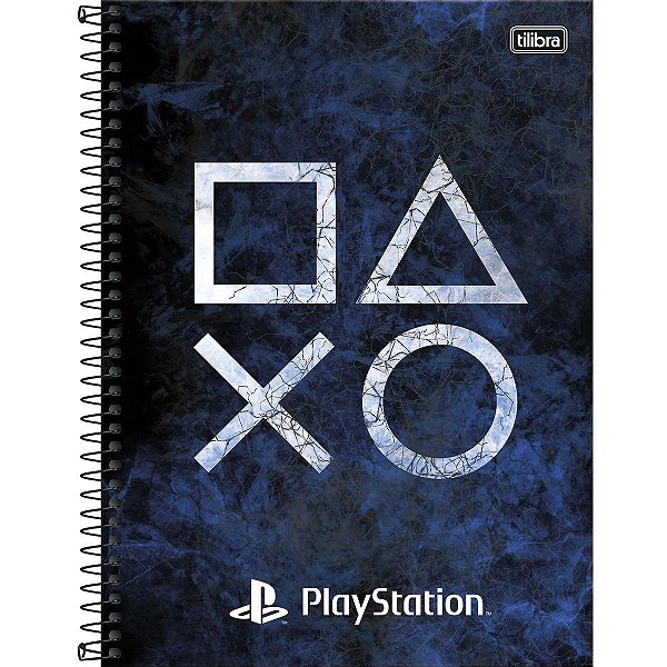 Caderno Esp Cd Univ 1m 80f Playstation - Tilibra