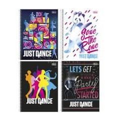 Caderno Esp Cd Univ 1m 80f Just Dance - Tilibra