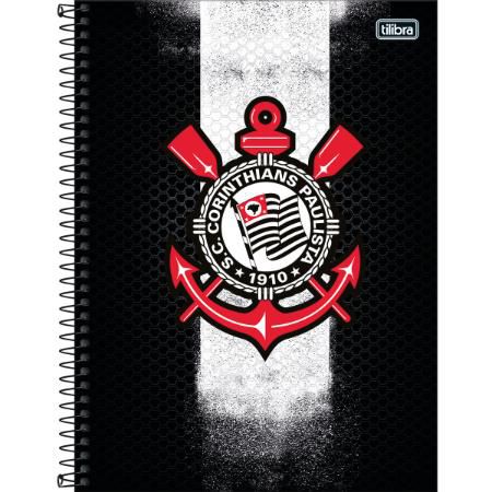 Caderno Esp Cd Univ 16m 256f Corinthians - Tilibra