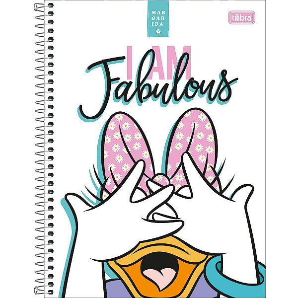 Caderno Esp Cd Univ 12m 192f Margarida - Tilibra