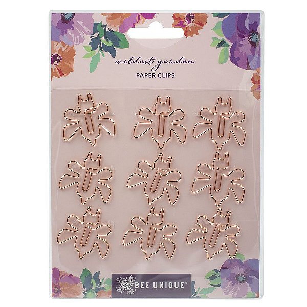Clips De Papel 9pcs Abelha - Bee