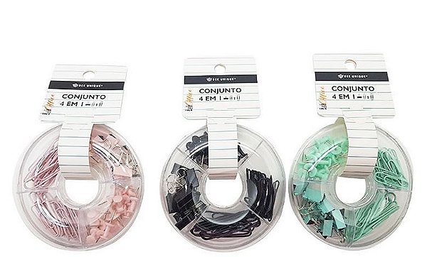 Clips Kit 4x1 Donuts Acrilico - Bee