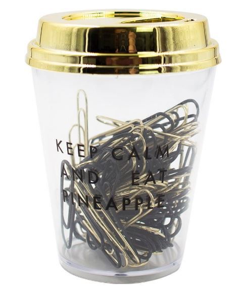 Cup Imantado C/clips 50mm C/80und Preto - Bee Uni