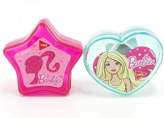 Apontador C/deposito Estrela/coracao Barbie - Tris