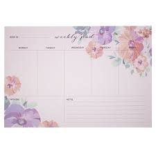 Nota Planner Semanal C/60 Paginas Weekly Gard- Bee