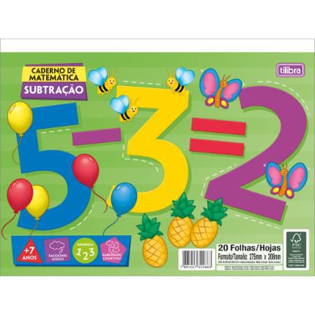 Caderno Cartilha 20f Matematica Sub Acad - Tilibra