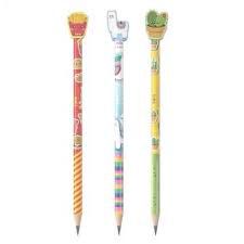 Lapis Preto C/borracha Ponteira Fofurices - Tris