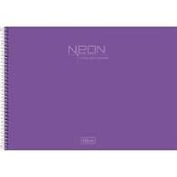 Caderno Esp Cd Cartografia S/s 80f Neon - Tilibra