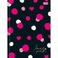 Caderno Broc Cd Univ 80f Love Pink - Tilibra